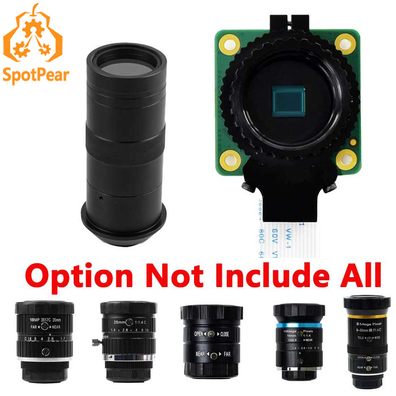 Raspberry Pi Hq Camera Microscope Lens - Raspberry Pi HQ Kamera Yüksek Kaliteli